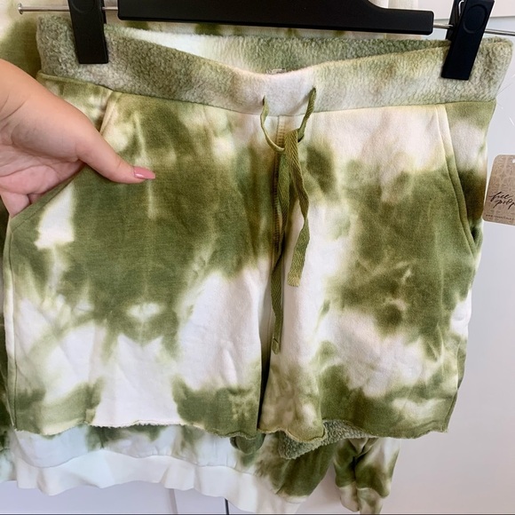 Free people Kelly washed set army combo green nwt $168 xs - Picture 9 of 14